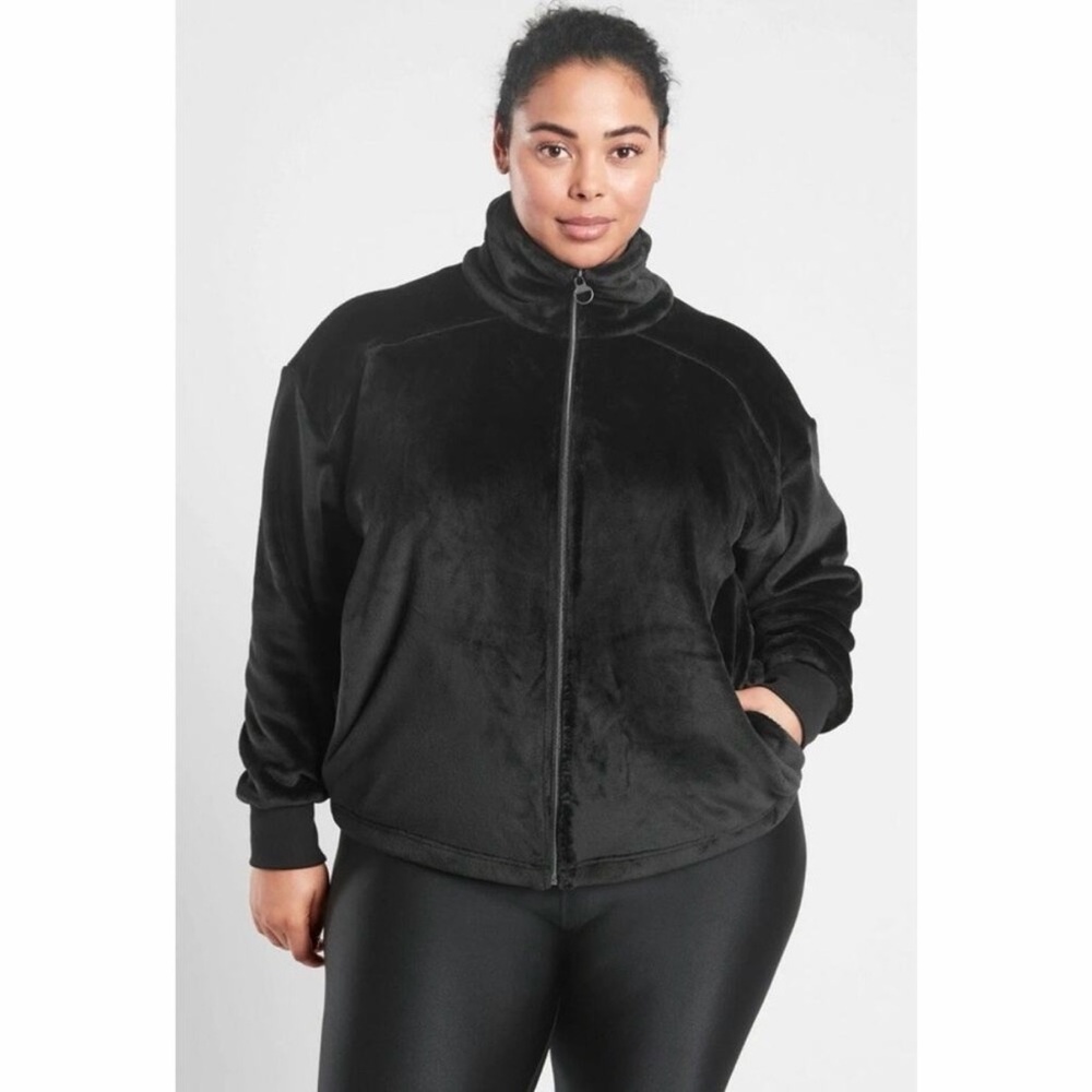Athleta Double Cozy Karma Full Zip Jacket